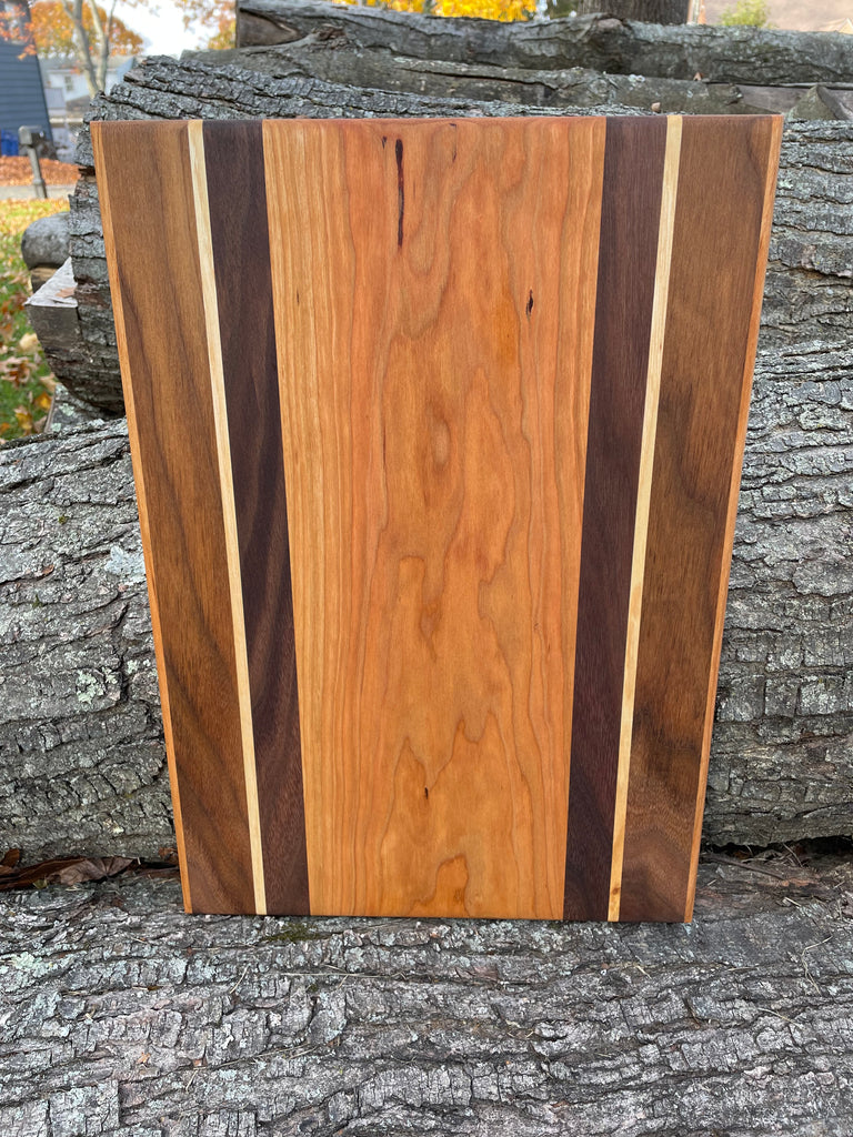 Black Walnut and Tiger Maple Charcuterie Board (24x12)